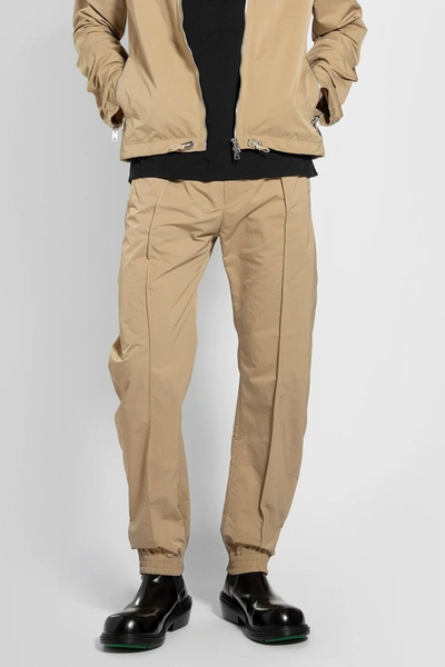 Bottega Veneta Mens Sesame Tech Slip-pocket Tapered-leg Regular-fit Shell Trousers In Beige