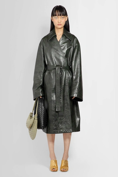 Bottega Veneta Woman Black Coats