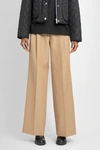 Burberry Ekd Wide-leg Silk Trousers In Beige