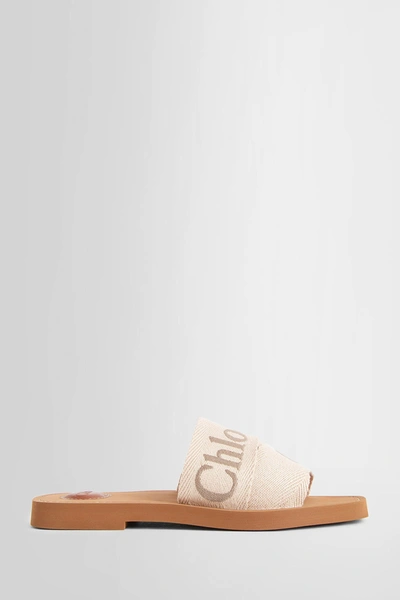 Chloé Woman White Slides