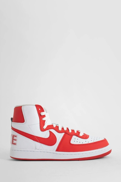 Comme Des Garçons Homme Deux Terminator High-top Sneakers In Red