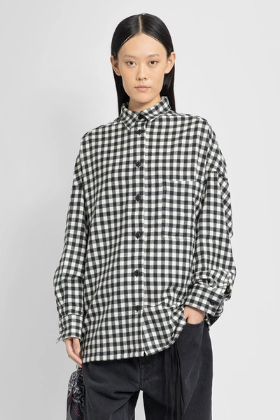 Destin Bandana-print Wool-cashmere Blend Shirt In Black&white