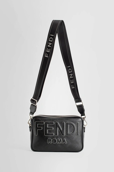 FENDI MAN BLACK SHOULDER BAGS