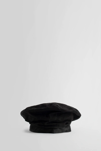 Horisaki Unisex Black Hats