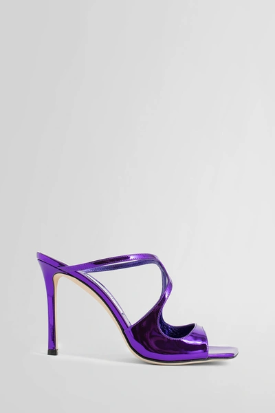 Jimmy Choo Woman Purple Sandals