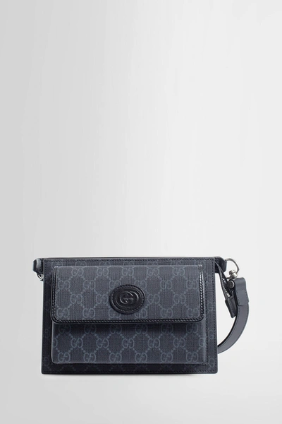 Gucci Gg Supreme Canvas Belt Bag In Black