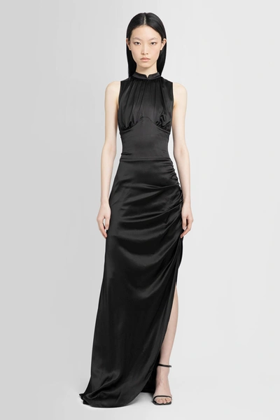 Lisa Von Tang Woman Black Dresses