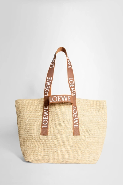 Loewe Man Beige Tote Bags