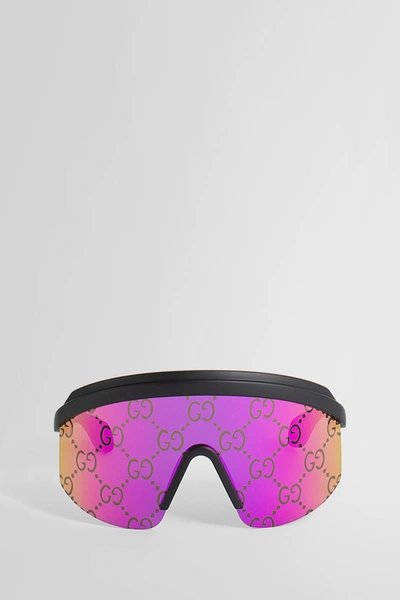 Gucci Mask Frame Gg Sunglasses In Black