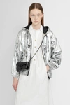 Gucci Viscose Blend Bomber Jacket In Silver