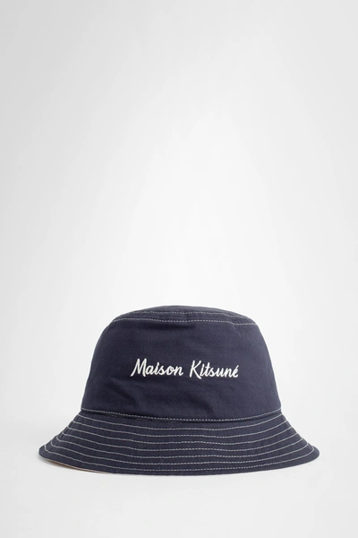 Maison Kitsuné Man Blue Hats