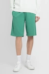 MAISON KITSUNÉ MAN GREEN SHORTS