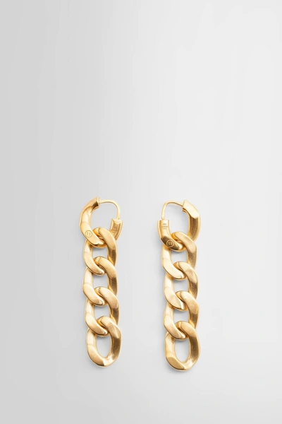 Maison Margiela Unisex Gold Earrings