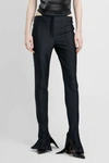 Mugler Black Flared Trousers In Black