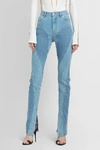 Mugler Spiral Jean In Blue