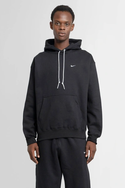 Nike Solo Swoosh Hoodie In Black