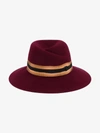 MAISON MICHEL 'Virginie' Contrast Band Fedora Hat