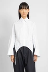 Noir Kei Ninomiya Balloon-sleeve Cotton Shirt In White