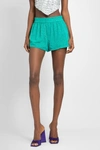 Oseree Green Lurex Design Minishorts In Blue