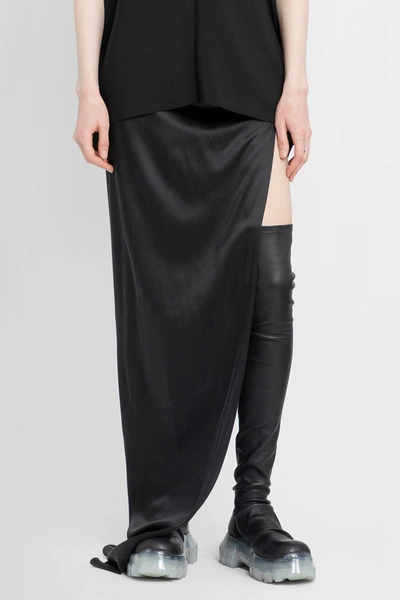 Rick Owens Woman Black Skirts