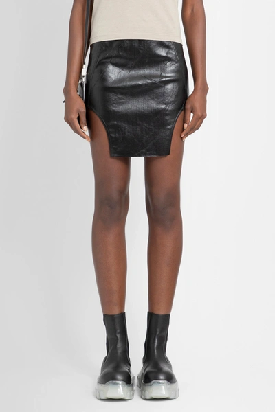 Rick Owens Woman Black Skirts