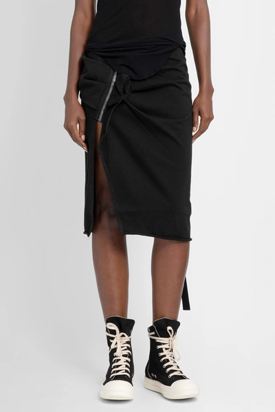 Rick Owens Woman Black Skirts