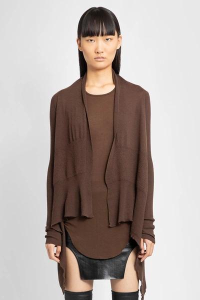 Rick Owens Woman Brown Knitwear