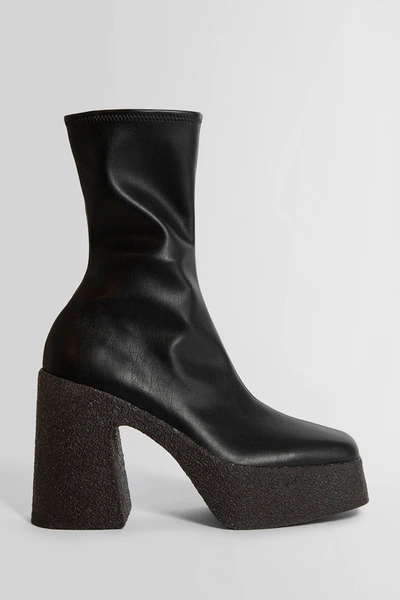 Stella Mccartney 110mm Skyla Faux Leather Ankle Boots In Black