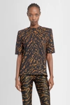 Attico Abstract-pattern T-shirt In Multicolor