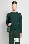 THOM BROWNE MAN GREEN KNITWEAR