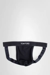 Tom Ford Waistband Stretch Sheer Fabric Briefs In Black