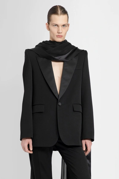 Saint Laurent Single-breasted Virgin-wool Blazer In Black
