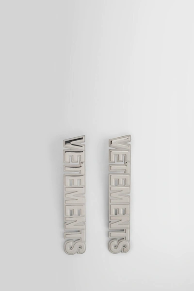 Vetements Unisex Silver Earrings
