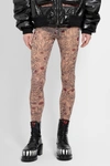 Walter Van Beirendonck Man Multicolor Leggings In Pink