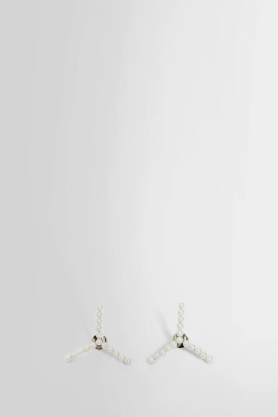 Y/project Woman Silver Earrings