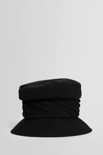 Yohji Yamamoto Woman Black Hats