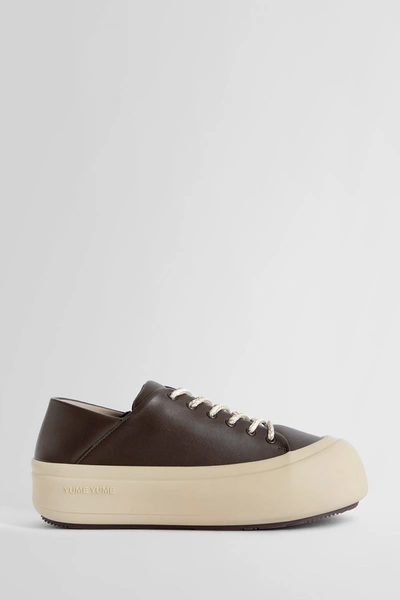 Yume Yume Goofy Flatform Trainers In Brown