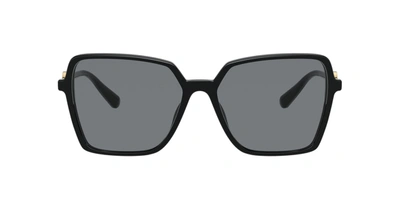 Versace Ve4396 Gb1/87 Square Sunglasses In Grey