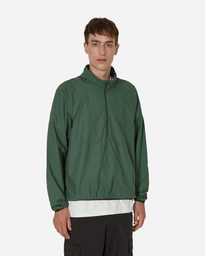 Ranra Stand-up Collar Windbreaker Jacket In Green