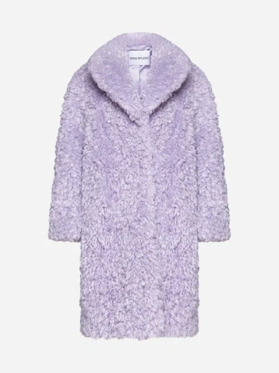 Stand Studio Coat In Lilac