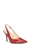 Nine West Toress Slingback Pump In Red Patent