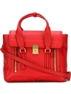 3.1 PHILLIP LIM / フィリップ リム 3.1 PHILLIP LIM MEDIUM PASHLI SATCHEL - RED,AC000179SKC11140166