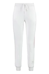 Thom Browne White Loopback Stripe Sweatpants In White