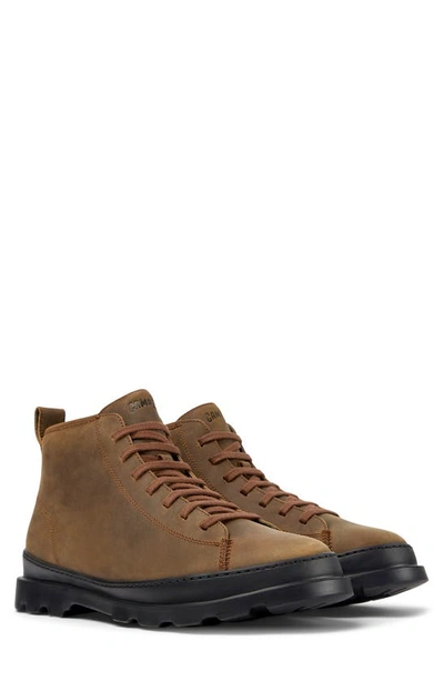 Camper Brutus Combat Boot In Brown