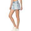 Hidden Kayla Relaxed Rivet Jean Shorts In Medium Wash In Blue