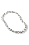 John Hardy Surf Link Sterling-silver Necklace In Silver