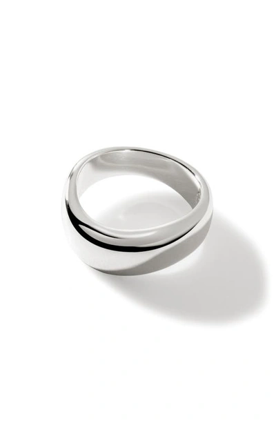 JOHN HARDY SURF STERLING SILVER BAND RING