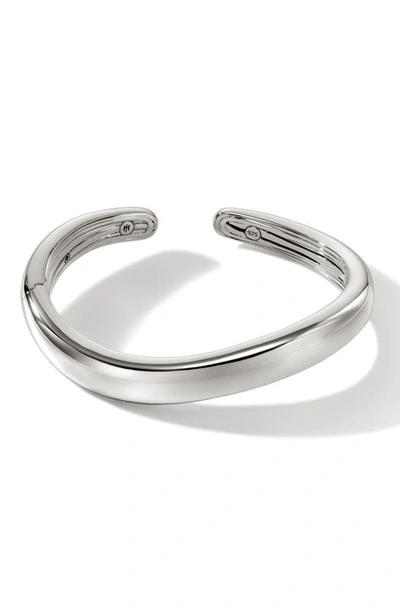 John Hardy Surf 9mm Kick Cuff Bracelet In Silver