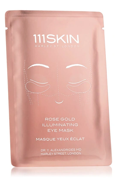 111skin Rose Gold Illuminating 8-piece Eye Mask Box In No Colordnu