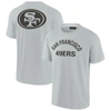 FANATICS SIGNATURE UNISEX FANATICS SIGNATURE GRAY SAN FRANCISCO 49ERS ELEMENTS SUPER SOFT SHORT SLEEVE T-SHIRT